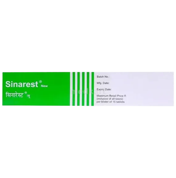 sinarest tablet 15's